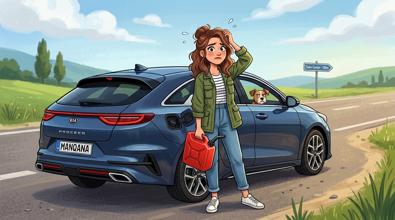 Kia ProCeed. Как слить бензин из бака