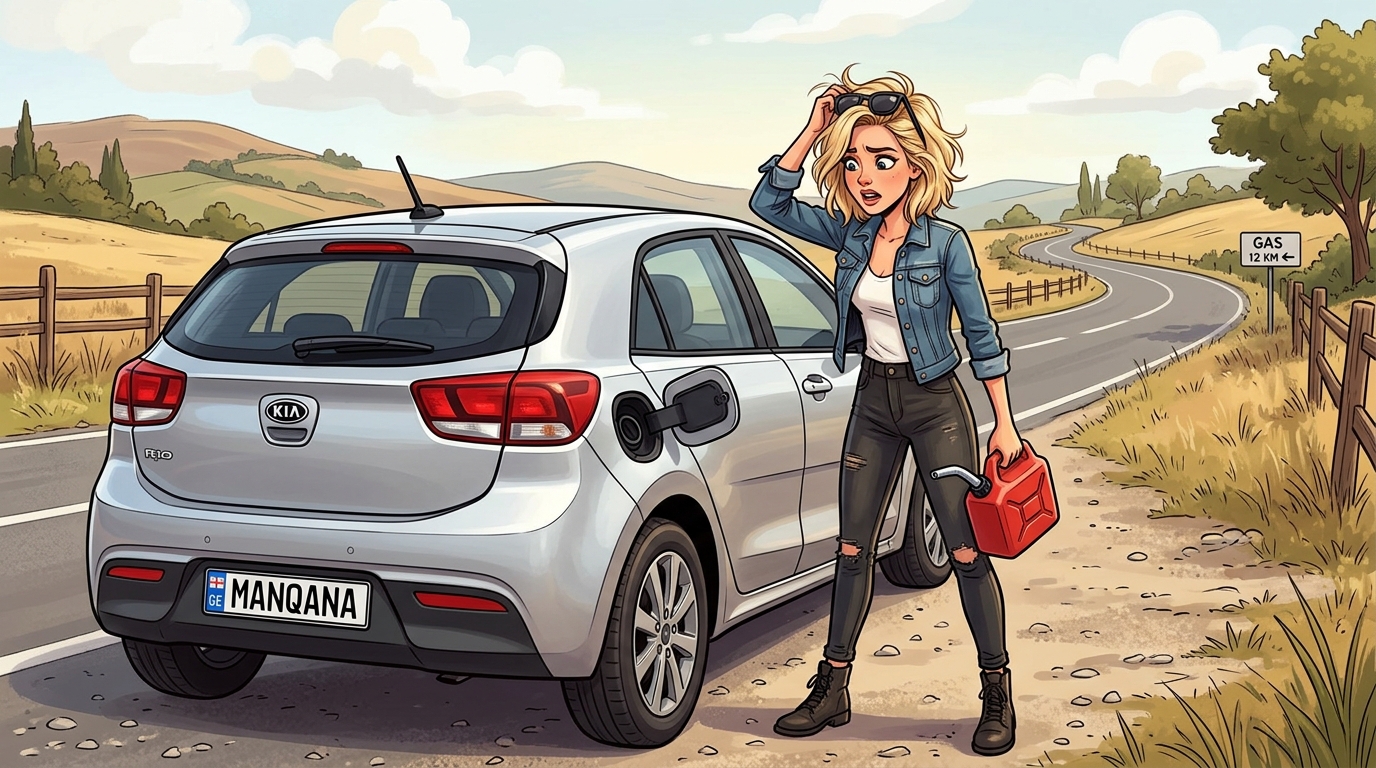 Kia Rio. Как слить бензин из бака