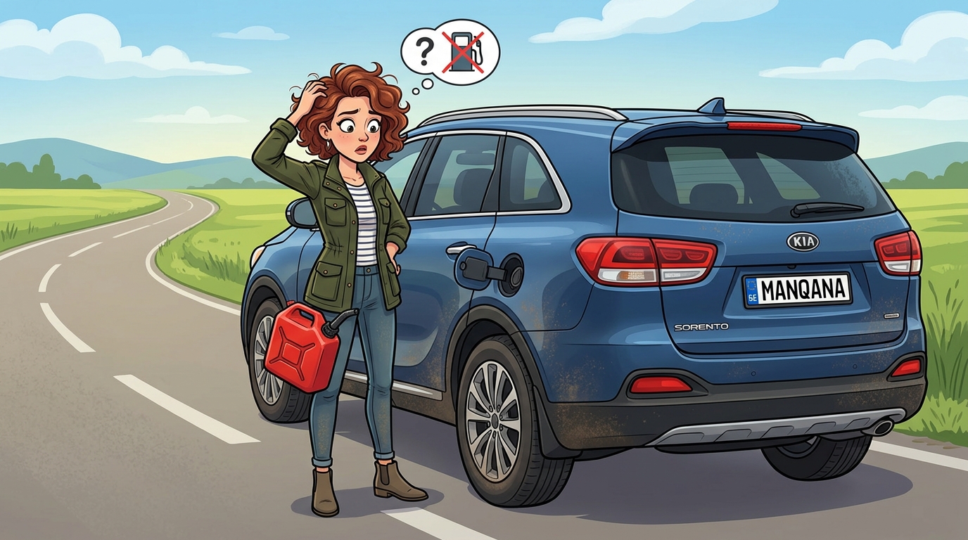 Kia Sorento. Как слить бензин из бака