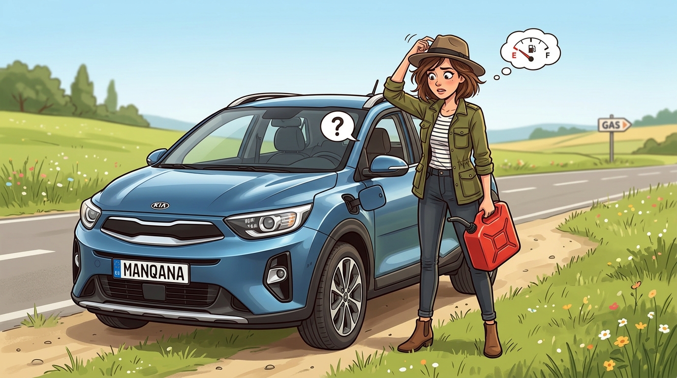 Kia Stonic. Как слить бензин из бака