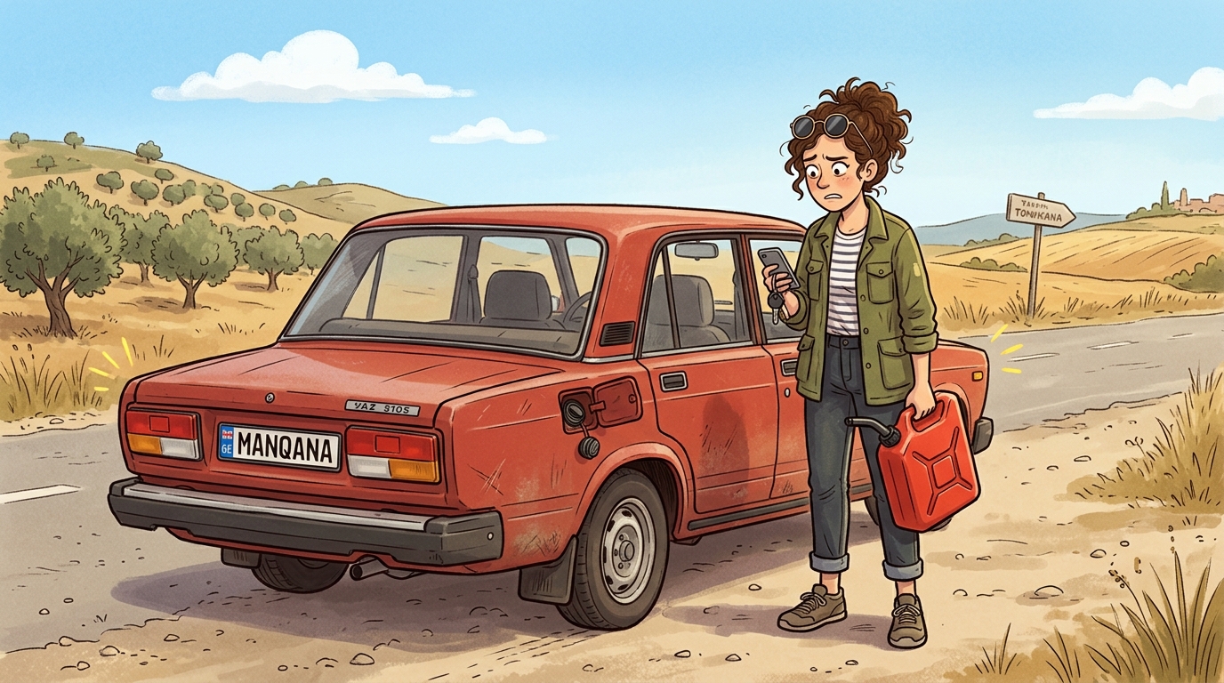 Lada / VAZ 2105. Как слить бензин из бака
