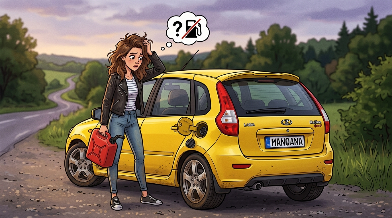 Lada / VAZ Kalina Sport. Как слить бензин из бака