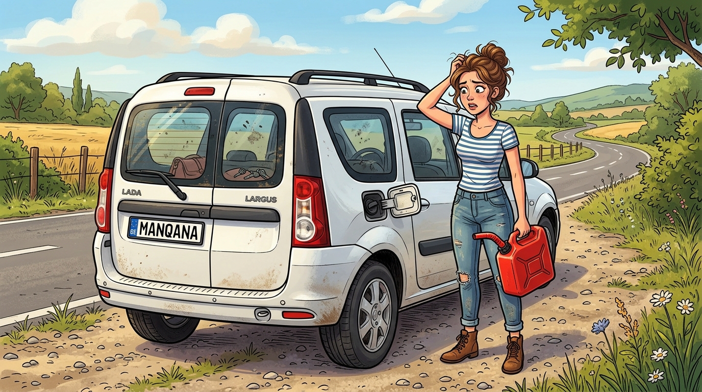 Lada / VAZ Largus. Как слить бензин из бака