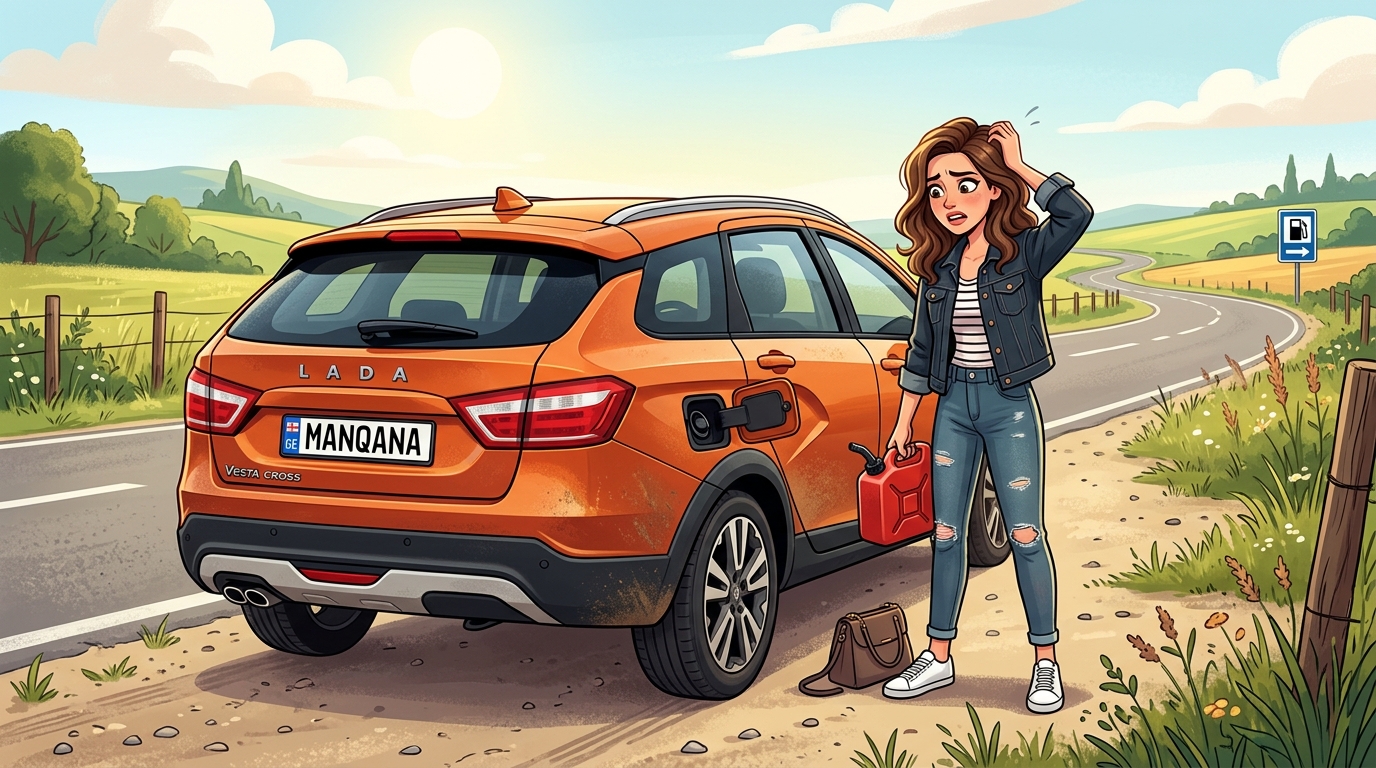 Lada / VAZ Vesta Cross. Как слить бензин из бака