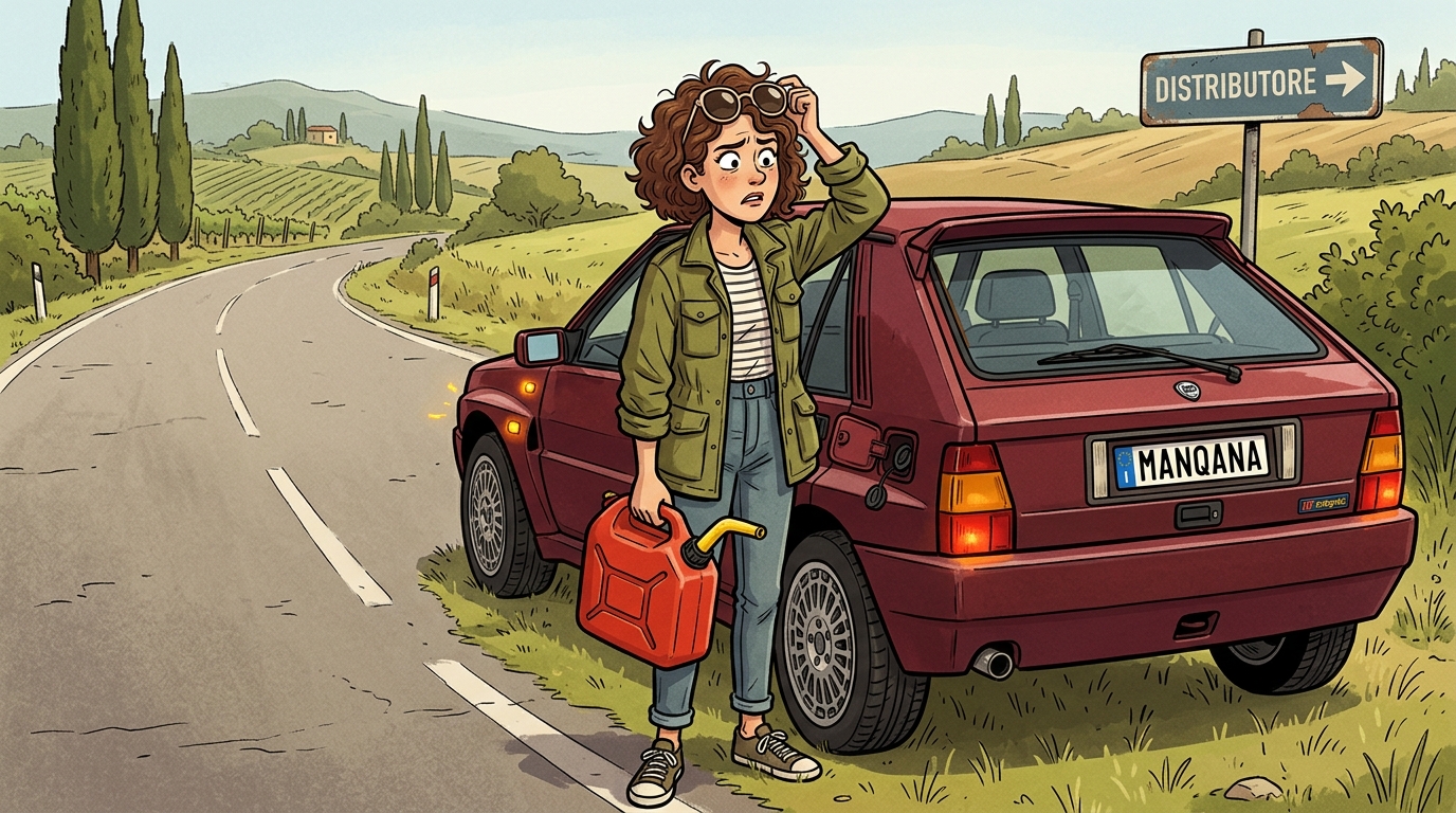 Lancia Delta. Как слить бензин из бака