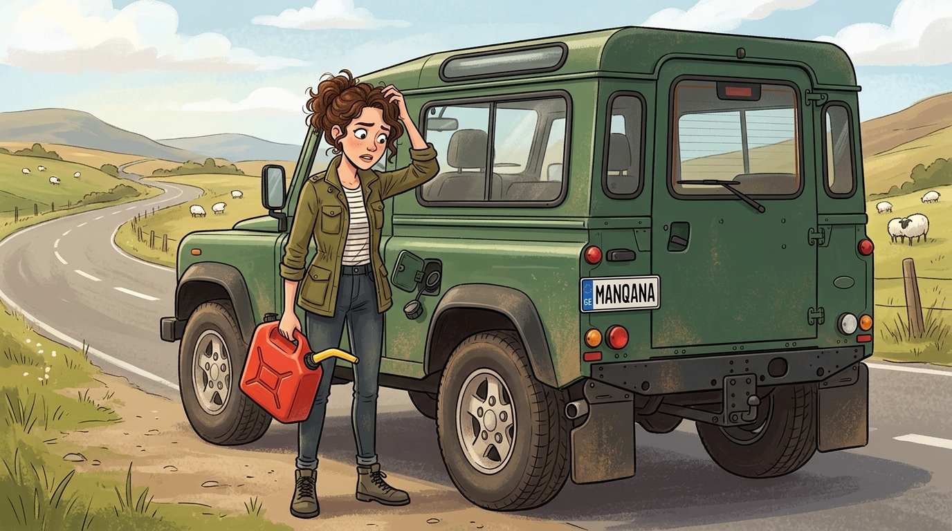 Land Rover Defender. Как слить бензин из бака