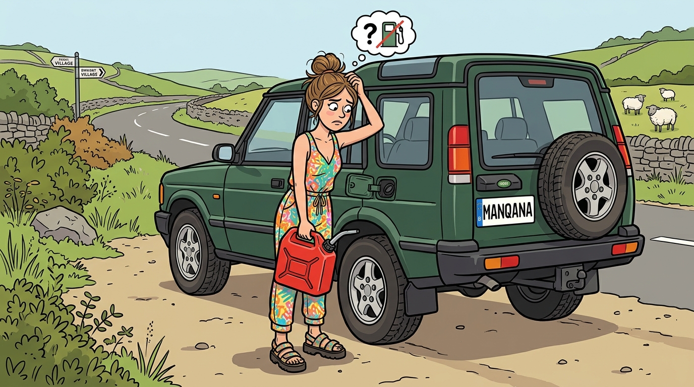 Land Rover Discovery. Как слить бензин из бака