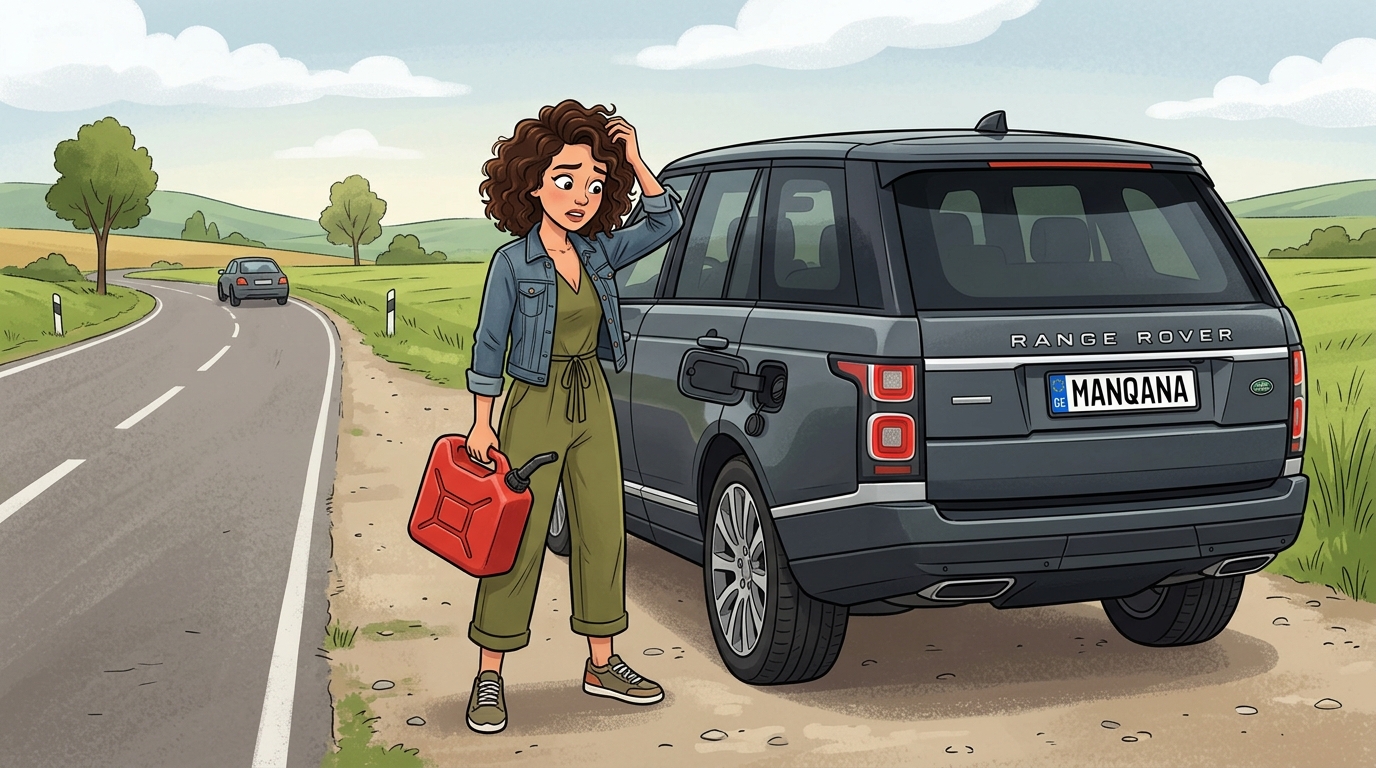 Land Rover Range Rover. Как слить бензин из бака