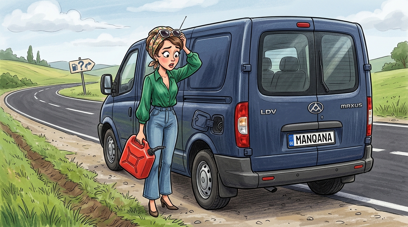 LDV Maxus. Как слить бензин из бака