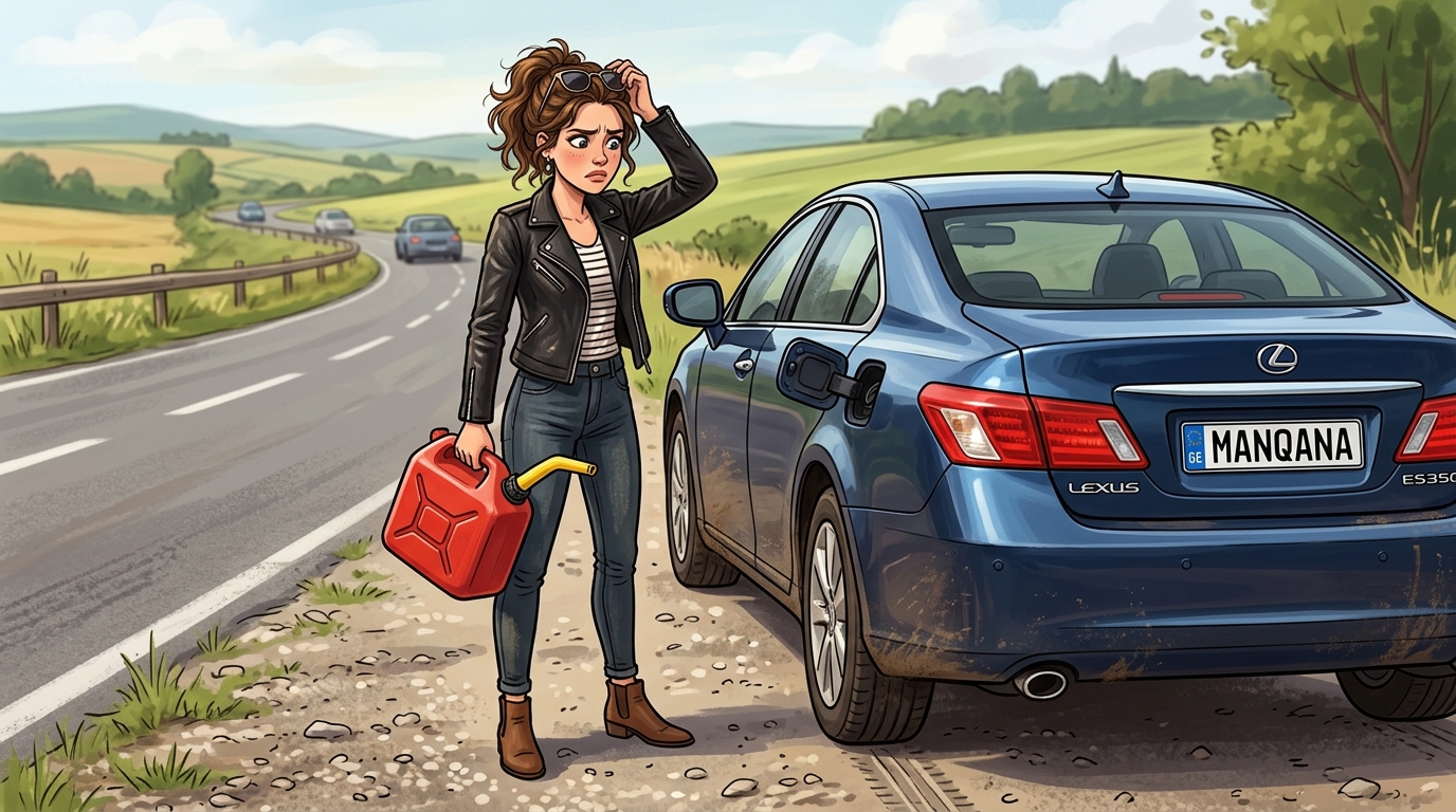 Lexus ES350. Как слить бензин из бака