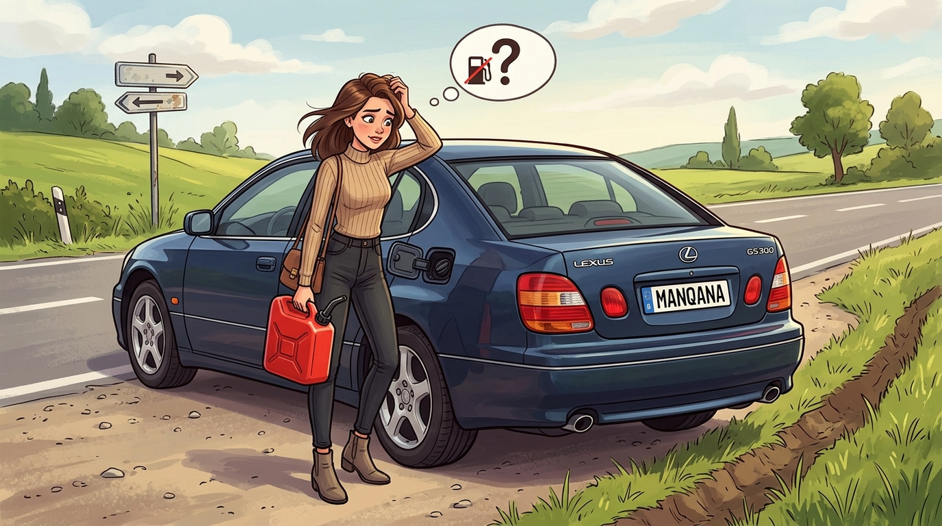 Lexus GS300. Как слить бензин из бака