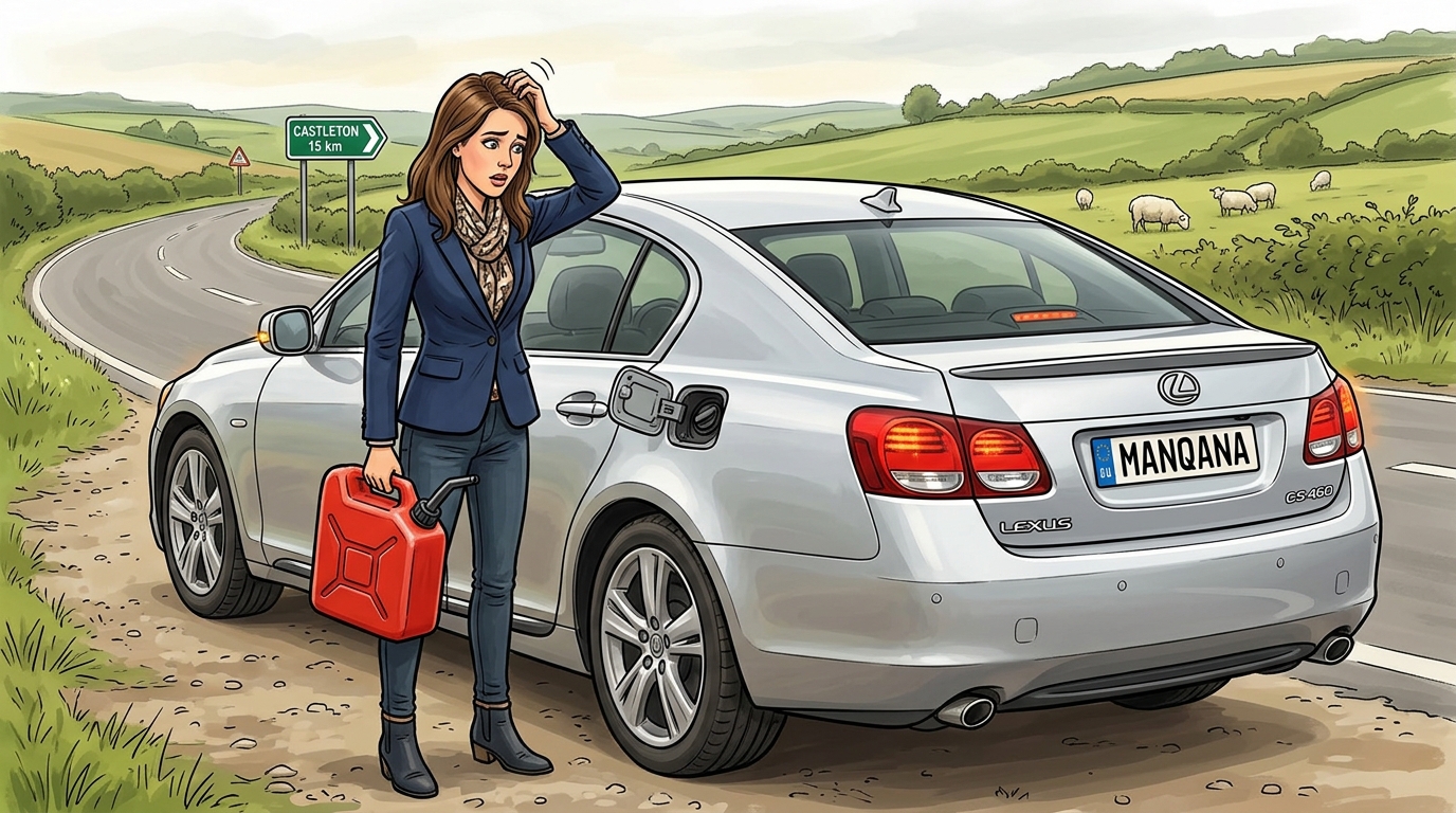 Lexus GS460. Как слить бензин из бака