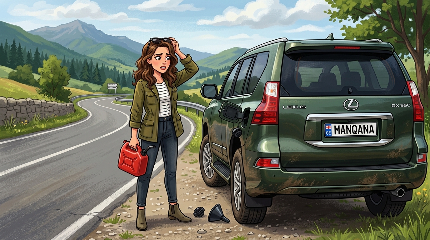 Lexus GX460. Как слить бензин из бака