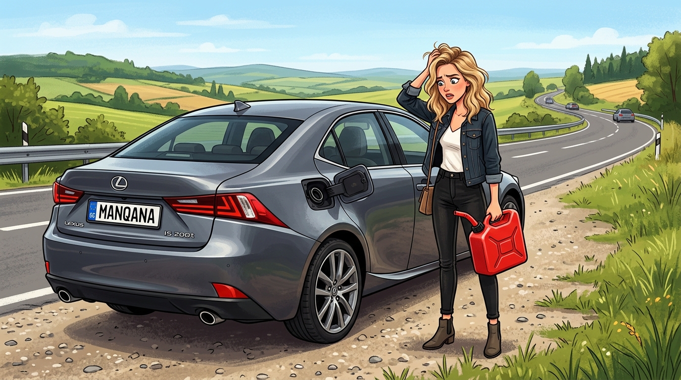 Lexus IS F. Как слить бензин из бака Lexus