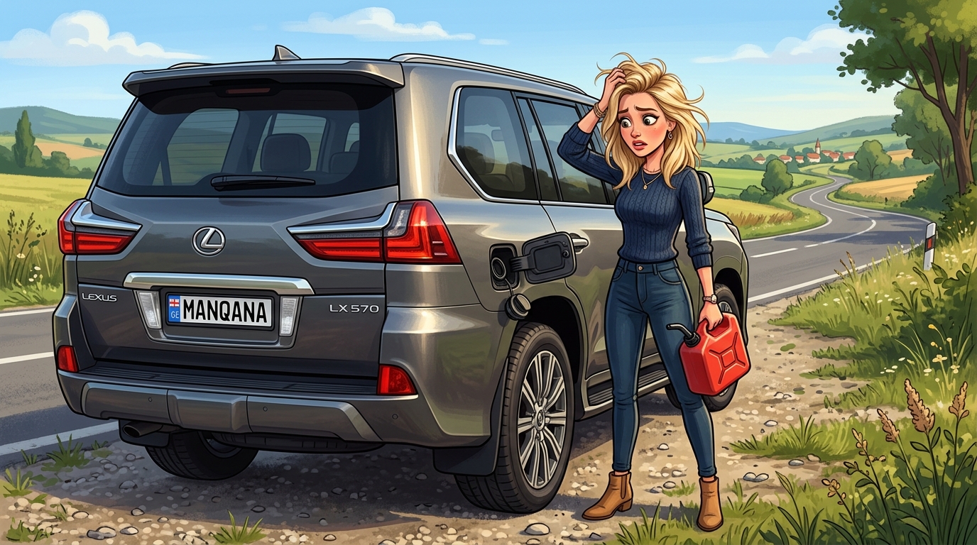 Lexus LX450. Как слить бензин из бака