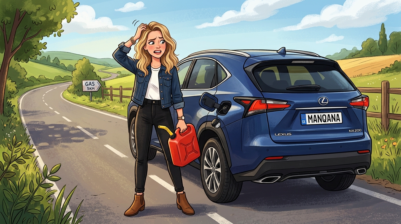 Lexus NX200. Как слить бензин из бака