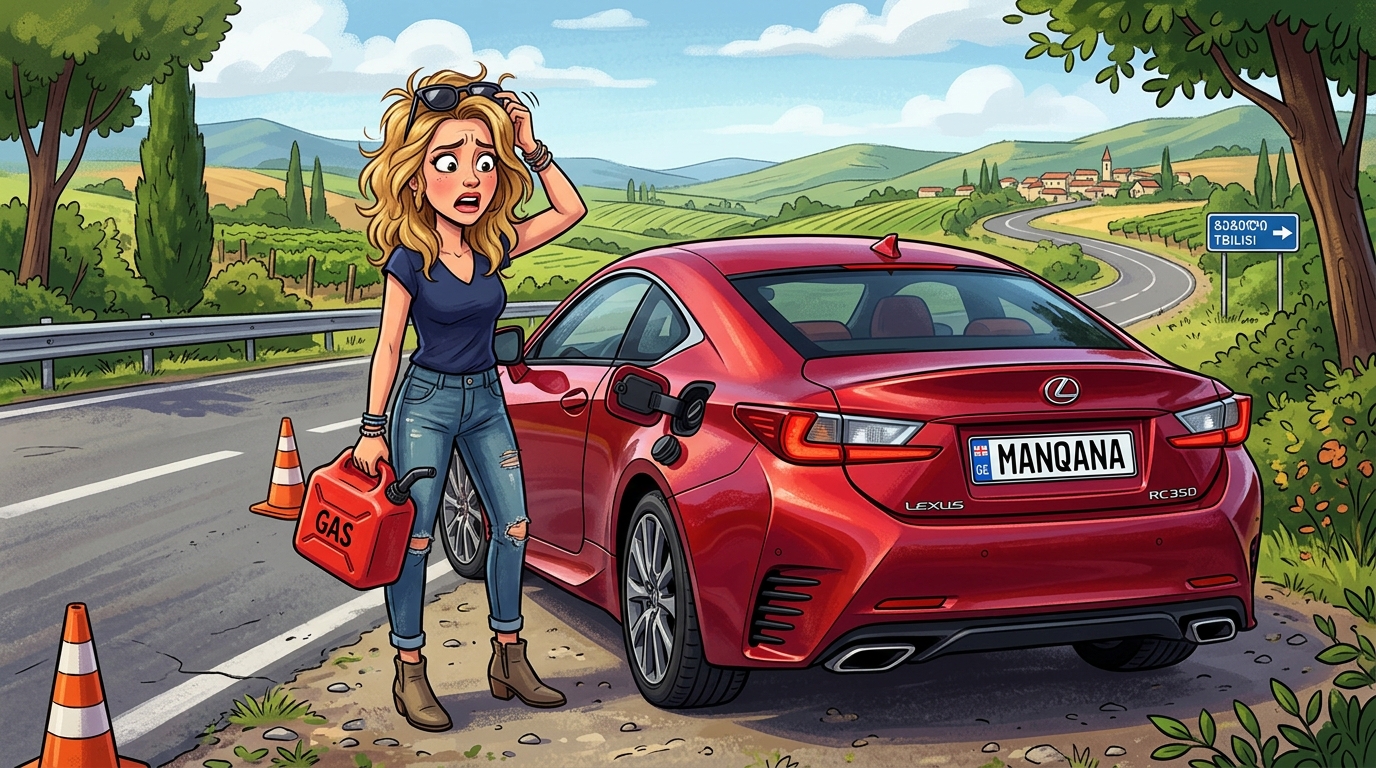 Lexus RC350. Как слить бензин из бака