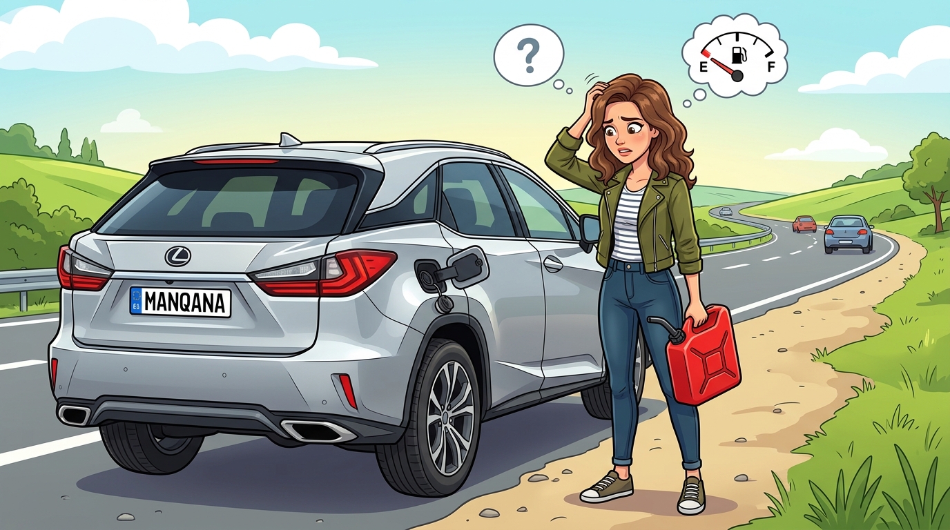 Lexus RX200t. Как слить бензин из бака