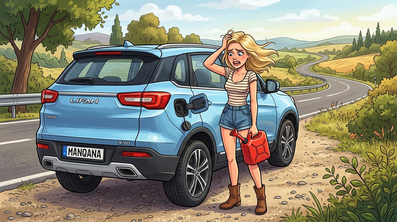 Lifan X70. Как слить бензин из бака