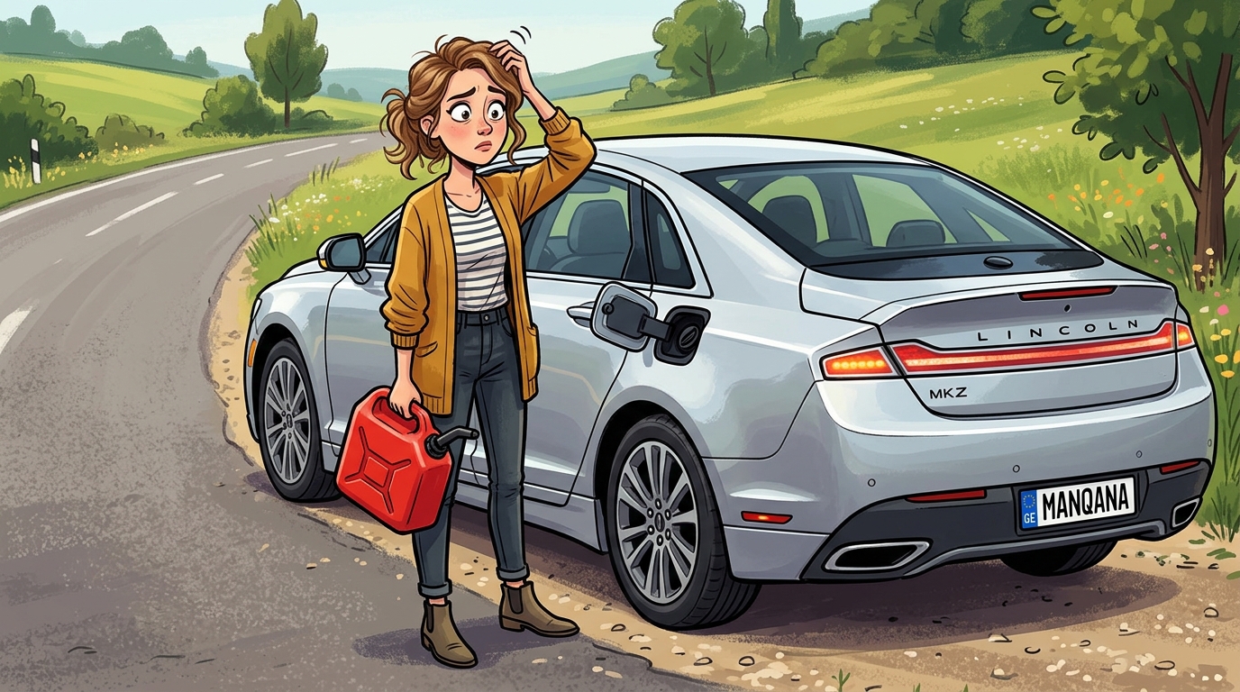 Lincoln MKZ. Как слить бензин из бака