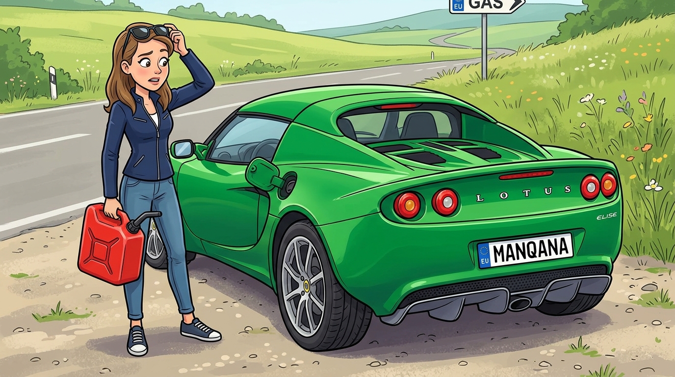 Lotus Elise. Как слить бензин из бака