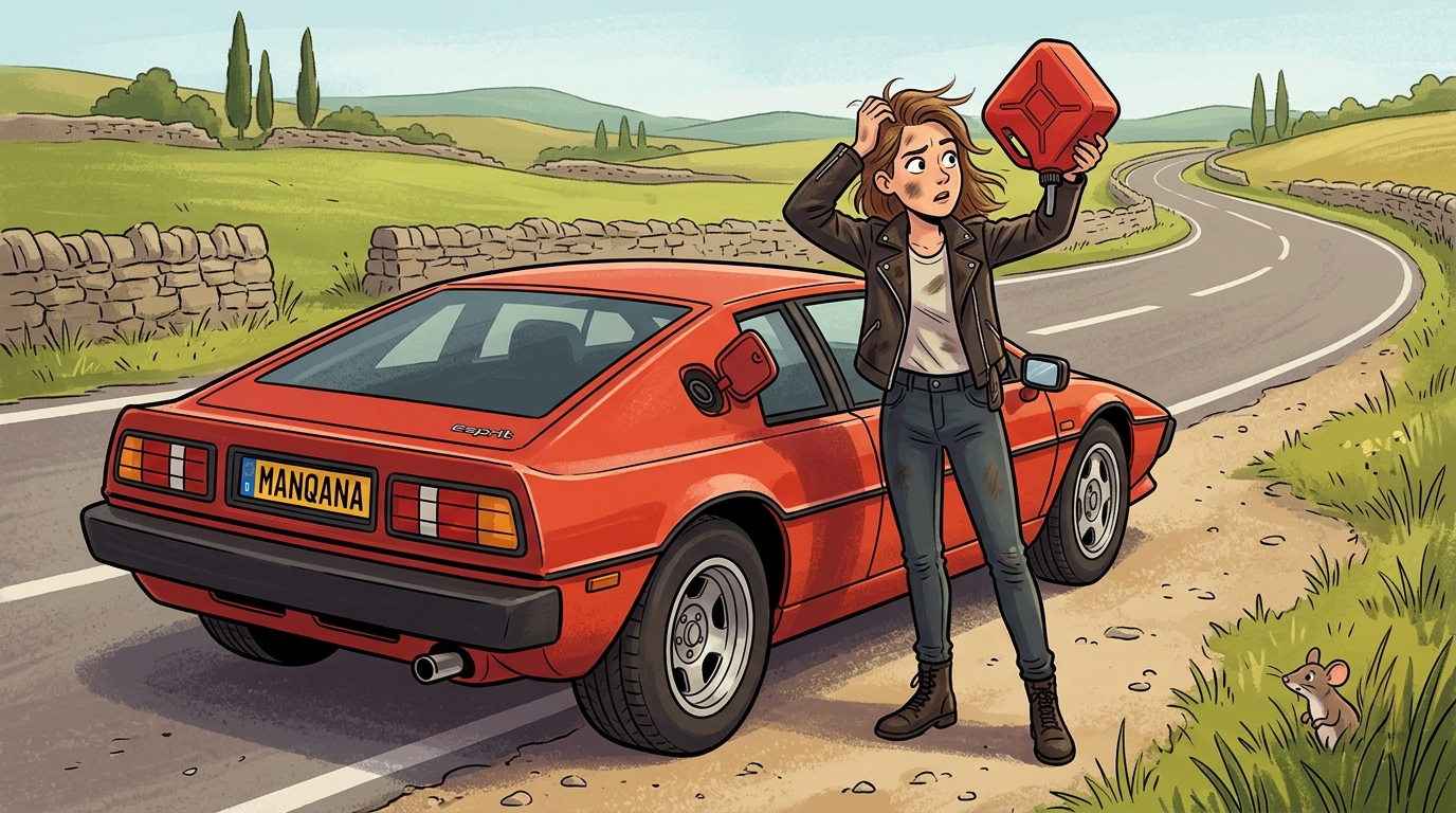 Lotus Esprit. Как слить бензин из бака