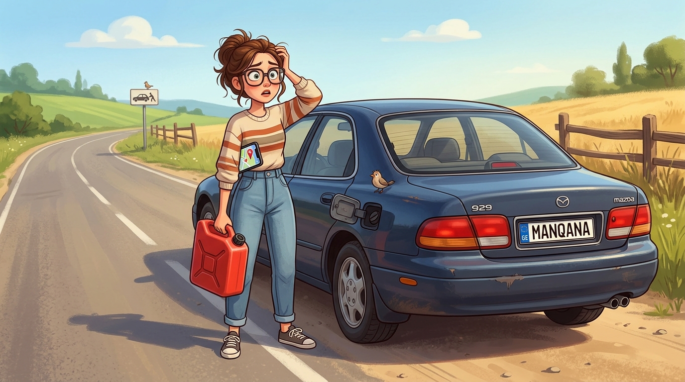 Mazda 929. Как слить бензин из бака