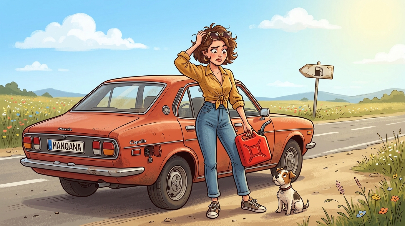 Mazda Capella. Как слить бензин из бака