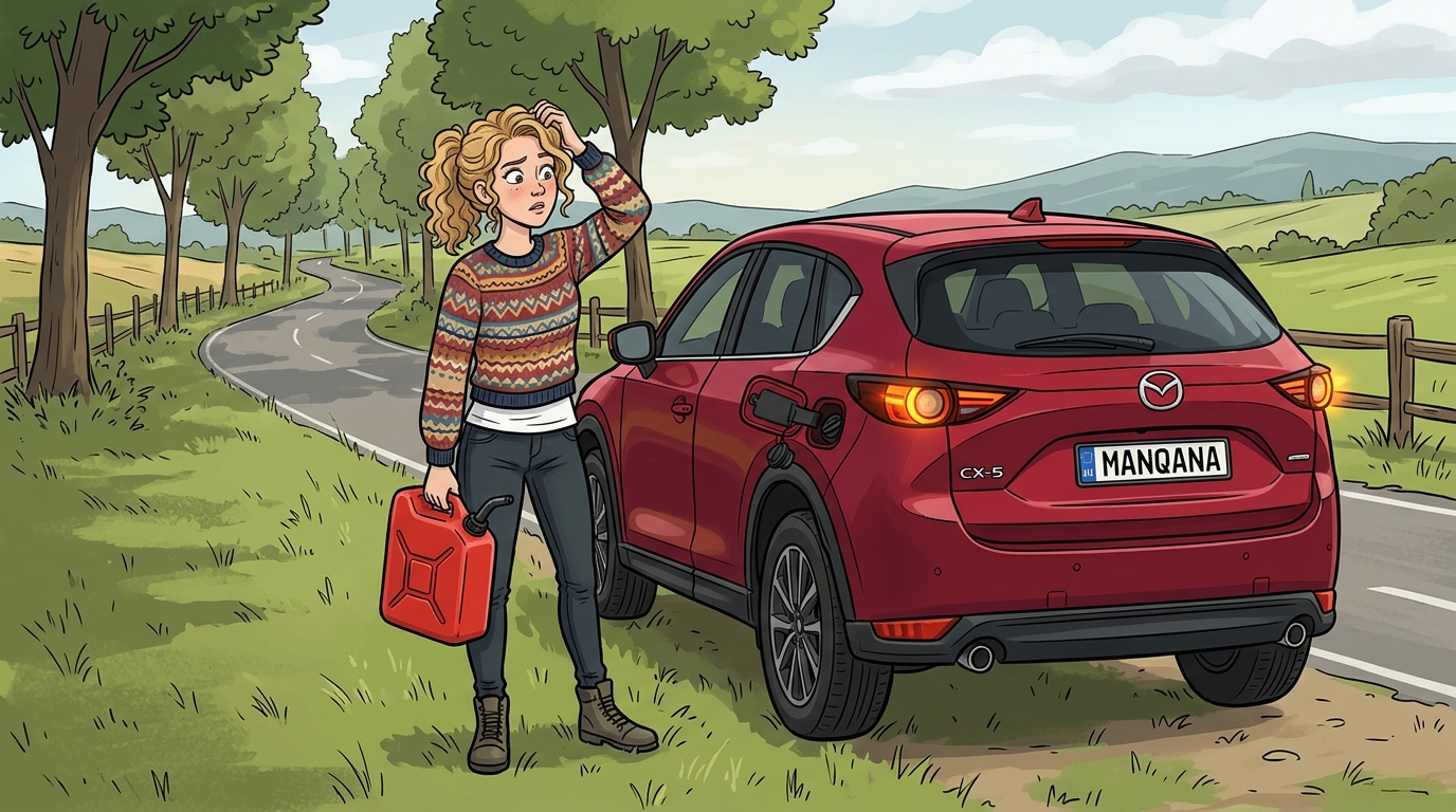 Mazda CX-5. Как слить бензин из бака