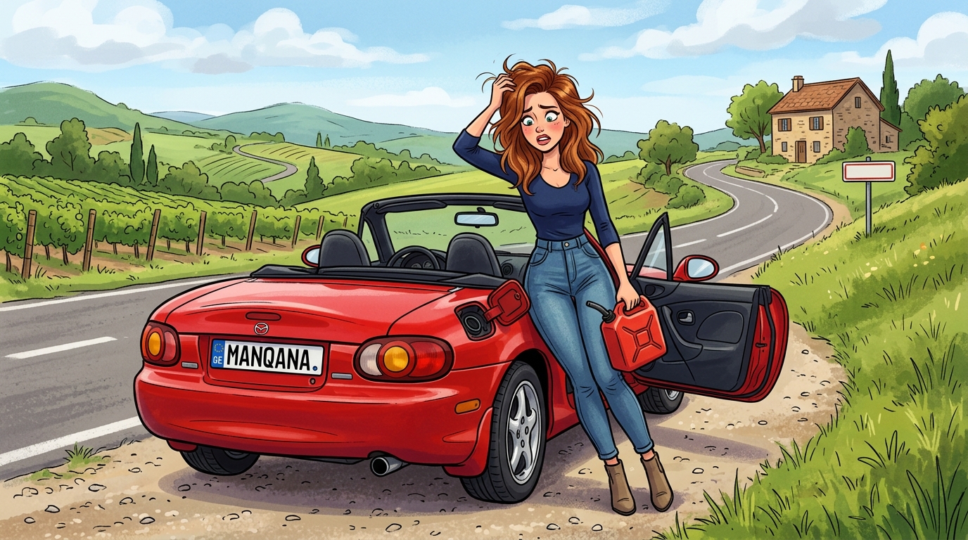 Mazda MX-5. Как слить бензин из бака