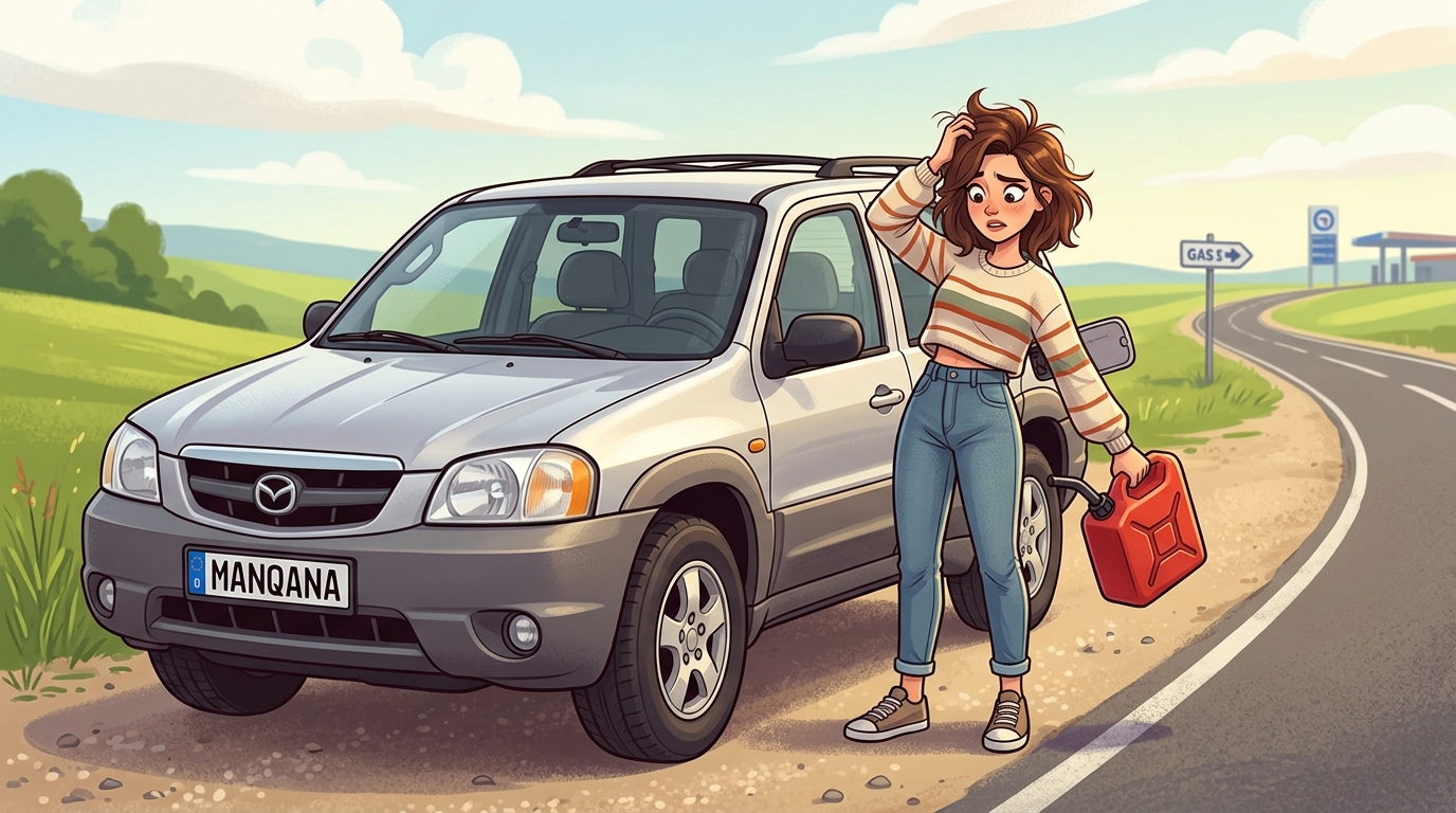 Mazda Tribute. Как слить бензин из бака