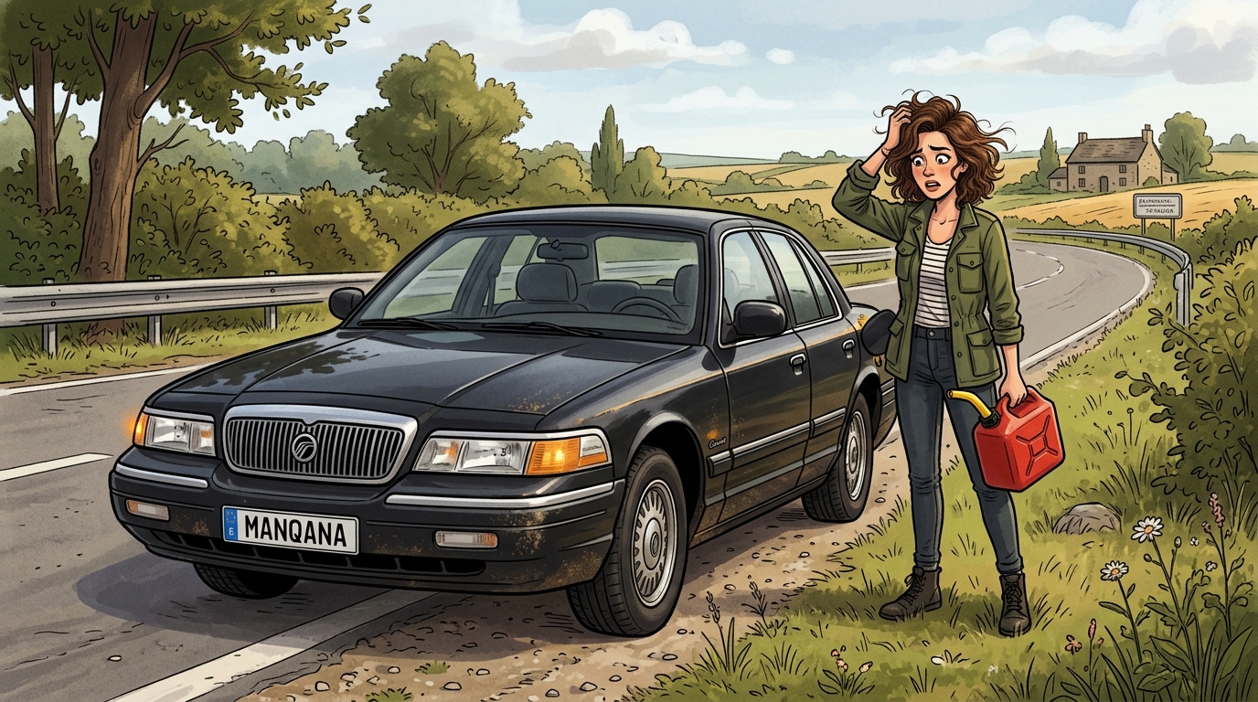 Mercury Grand Marquis. Как слить бензин из бака