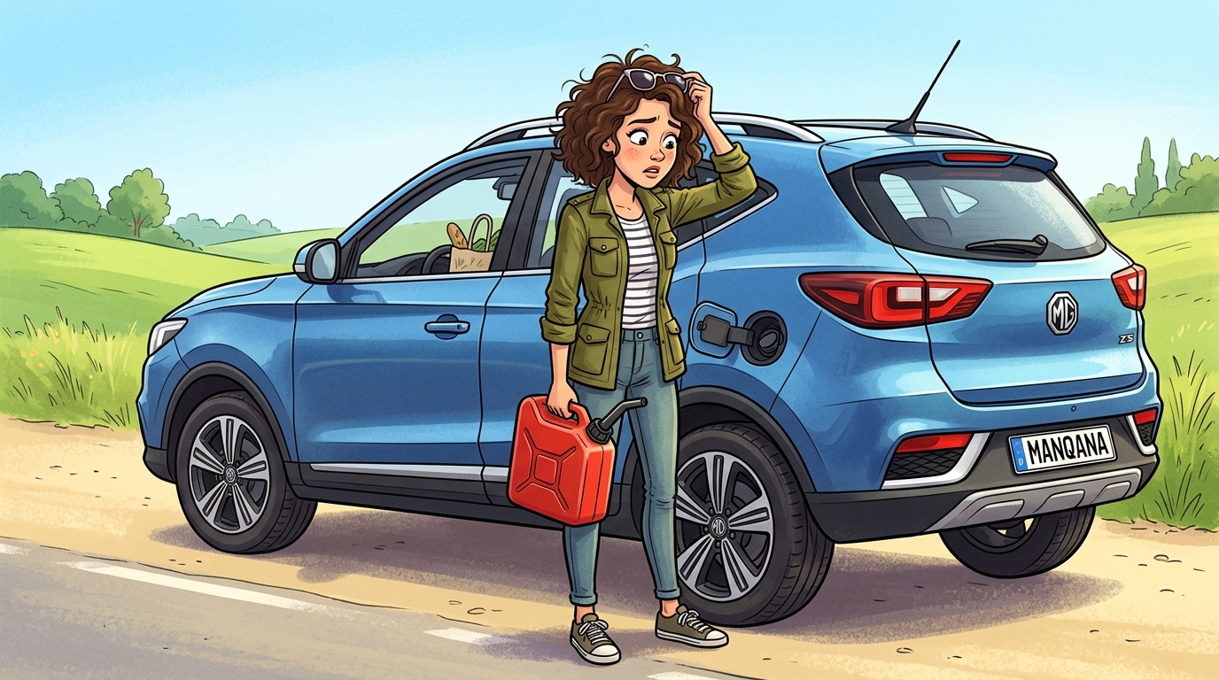 MG ZS. Как слить бензин из бака