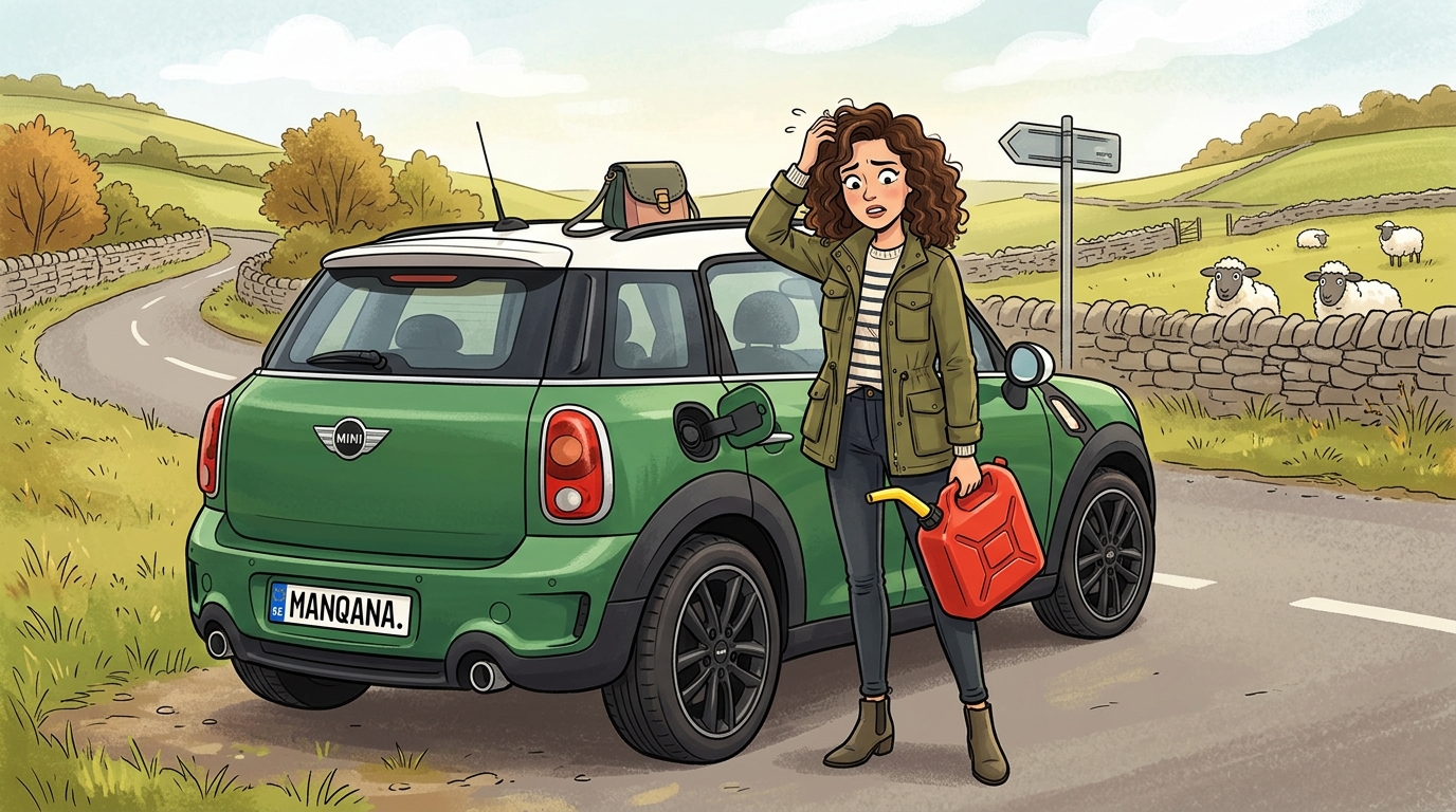 MINI Countryman. Как слить бензин из бака