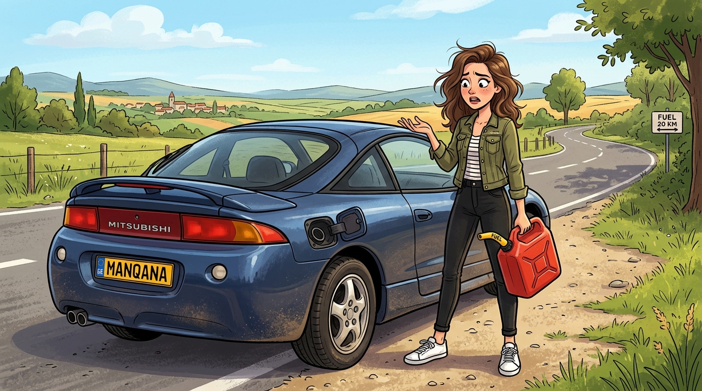 Mitsubishi Eclipse. Как слить бензин из бака