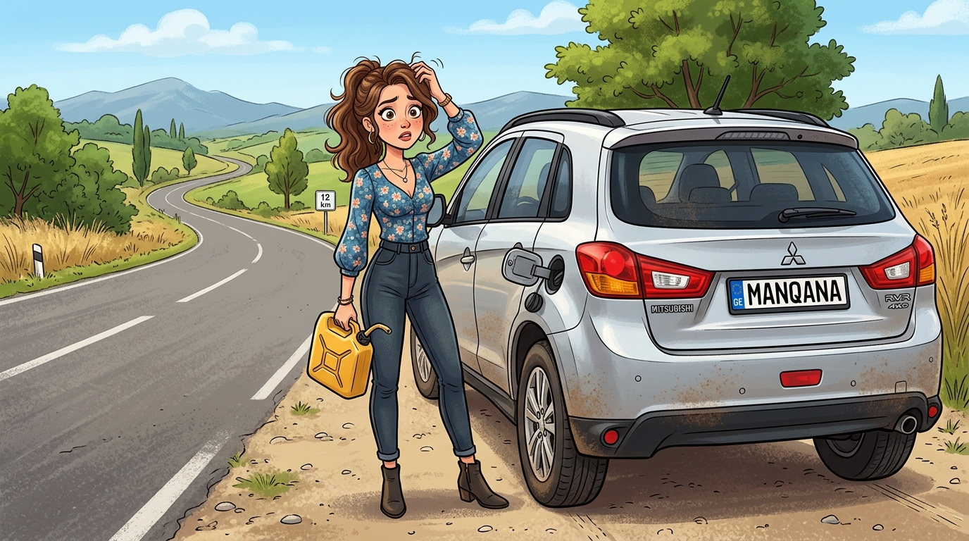 Mitsubishi RVR. Как слить бензин из бака