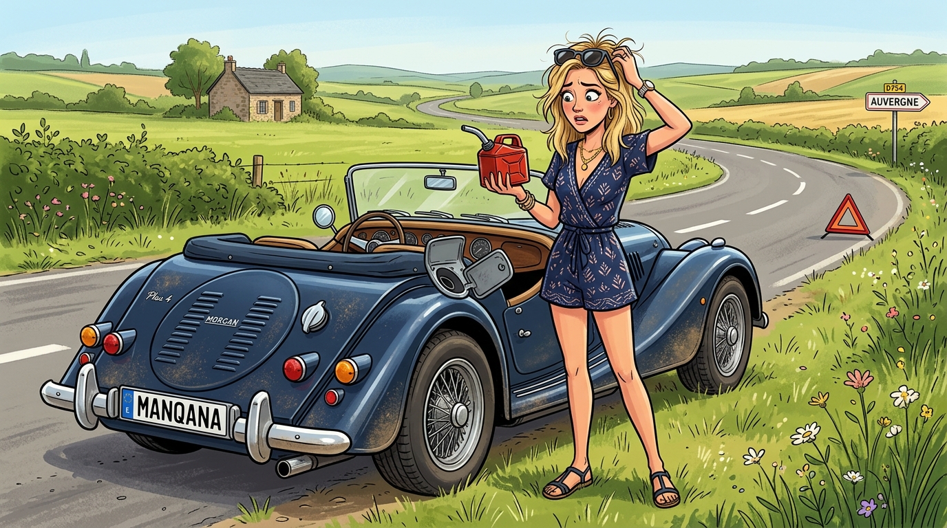 Morgan Plus 4. Как слить бензин из бака
