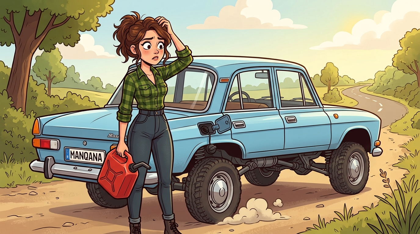 Moskvich 410. Как слить бензин из бака