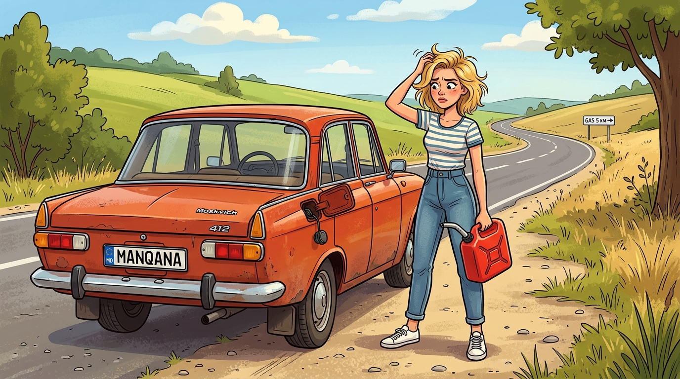 Moskvich 412. Как слить бензин из бака