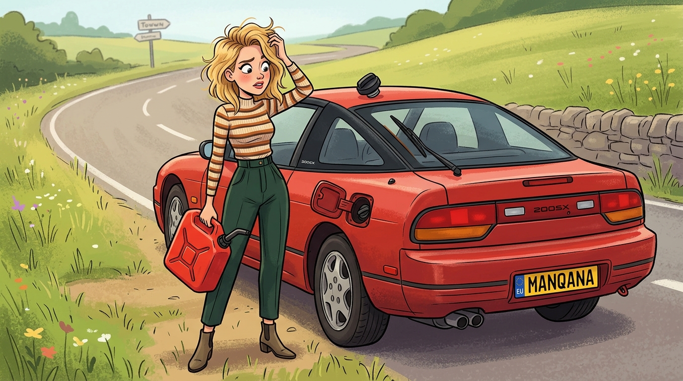 Nissan 200SX. Как слить бензин из бака