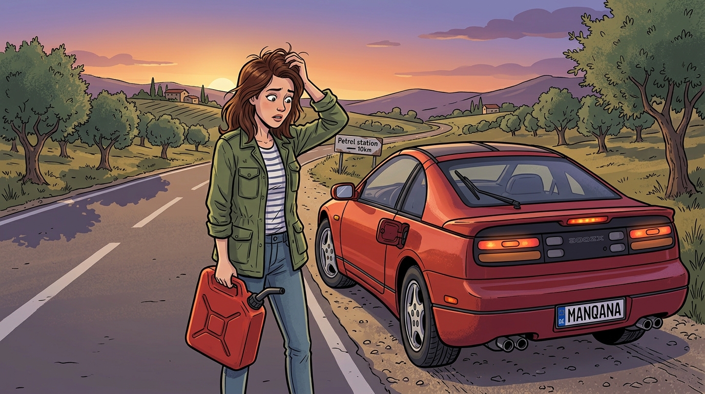 Nissan 300ZX. Как слить бензин из бака