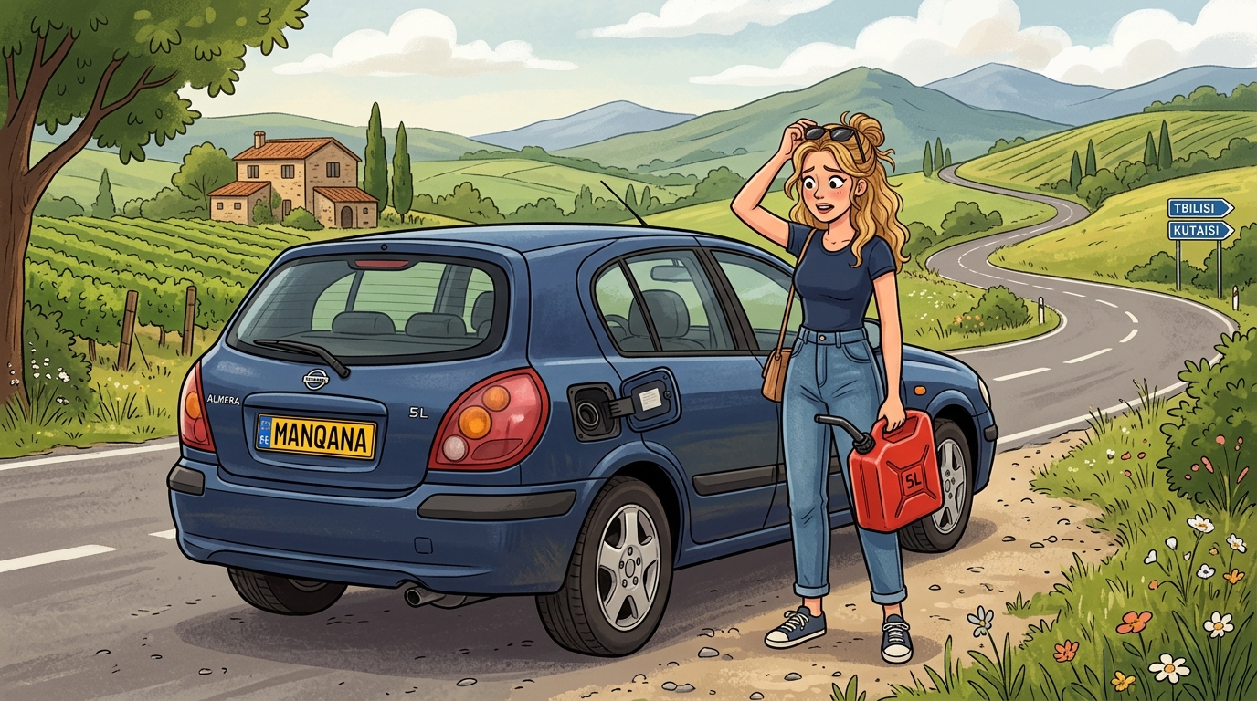 Nissan Almera. Как слить бензин из бака