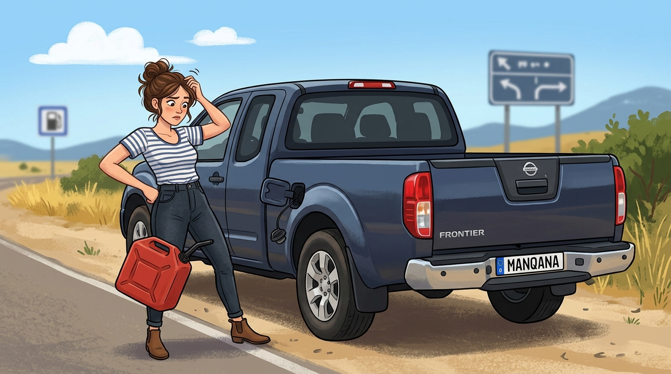 Nissan Frontier. Как слить бензин из бака