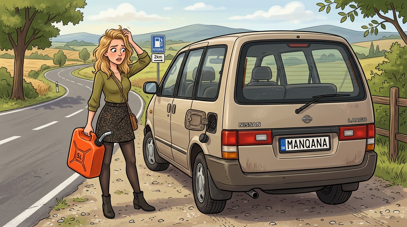 Nissan Largo. Как слить бензин из бака