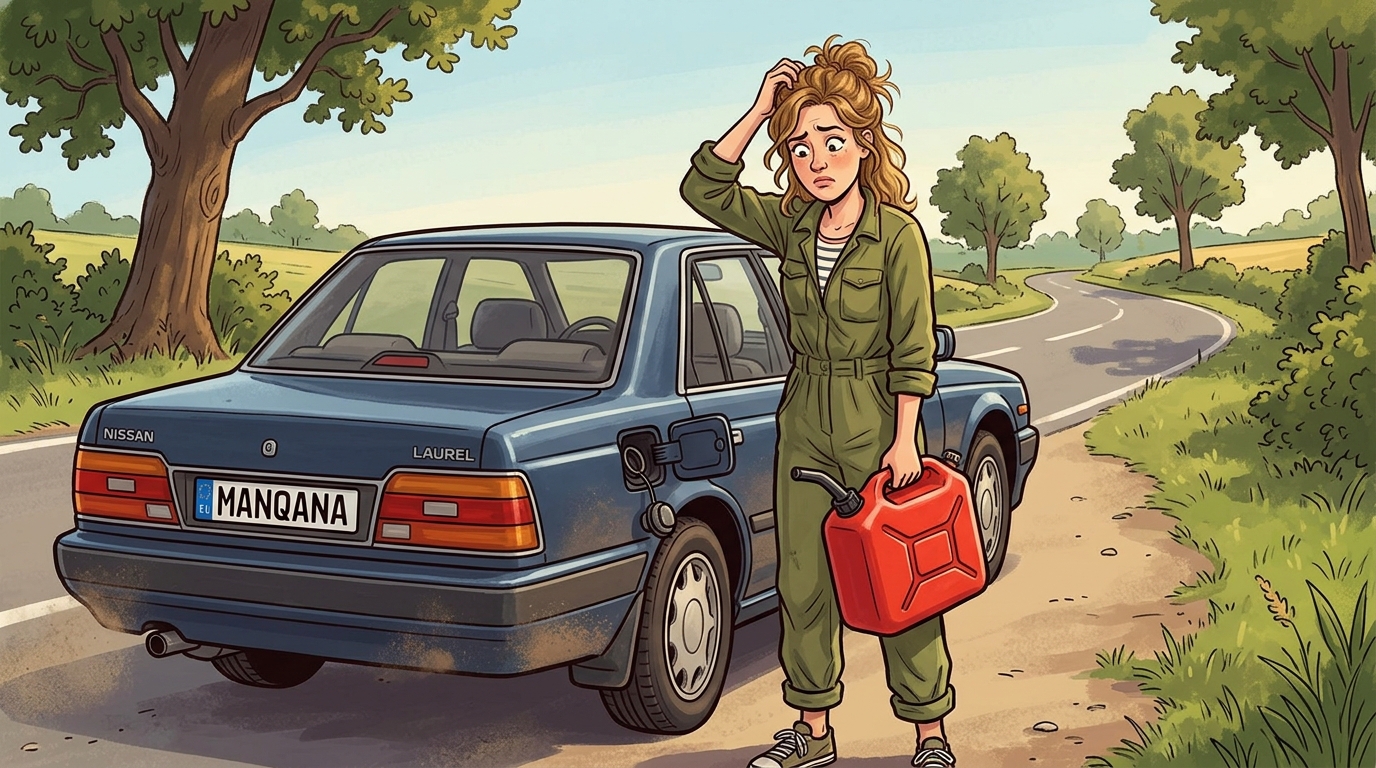 Nissan Laurel. Как слить бензин из бака