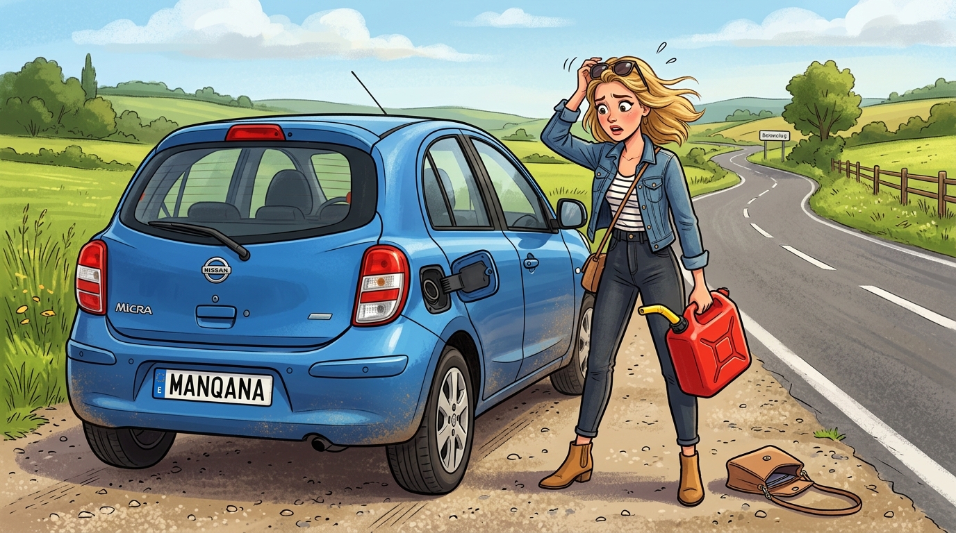 Nissan Micra. Как слить бензин из бака