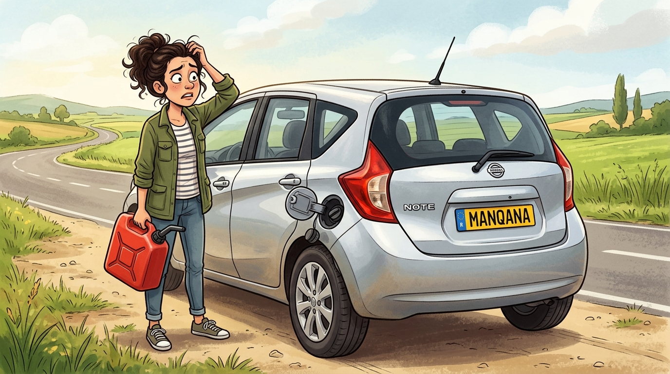 Nissan Note. Как слить бензин из бака
