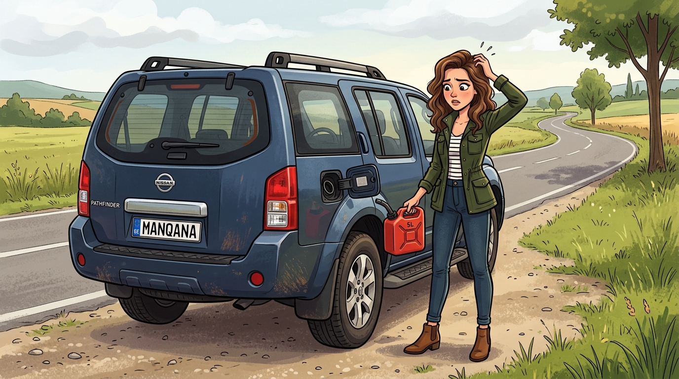 Nissan Pathfinder. Как слить бензин из бака