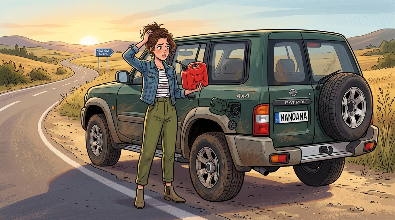 Nissan Patrol. Как слить бензин из бака