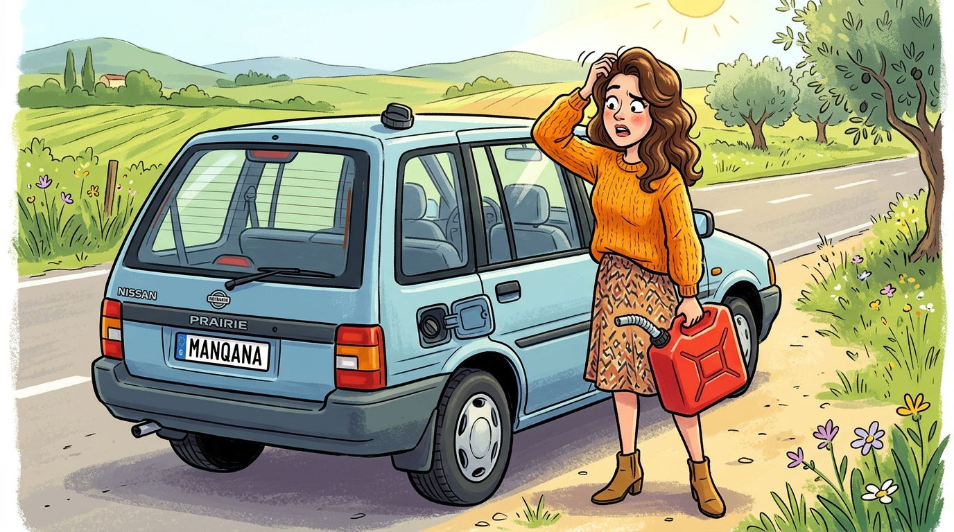 Nissan Prairie. Как слить бензин из бака